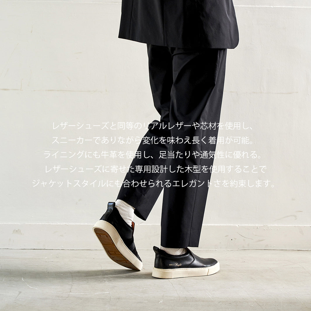 Drape slip-on sneakers / ER6401 – EARLE (アール) 公式オンライン