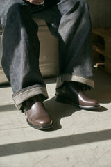 Back zip short boots / ER2202