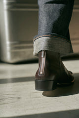 Back zip short boots / ER2202