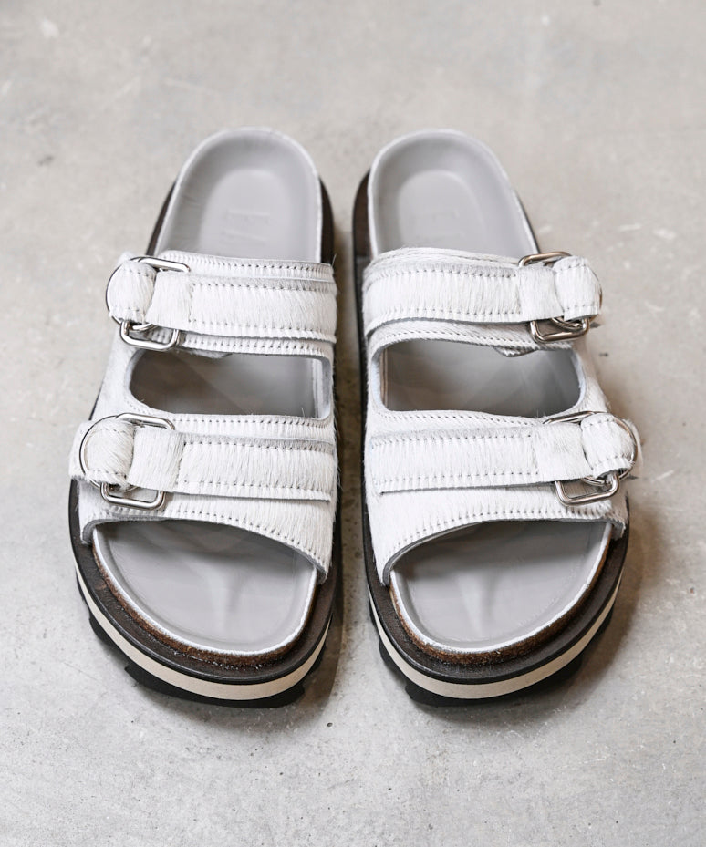 Women / Double buckle footbed sandals / ER4806