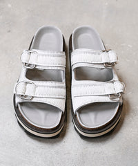Women / Double buckle footbed sandals / ER4806