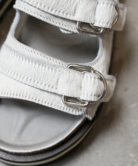 Women / Double buckle footbed sandals / ER4806