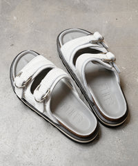 Women / Double buckle footbed sandals / ER4806