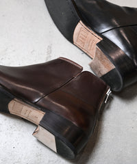 Back zip short boots / ER2202