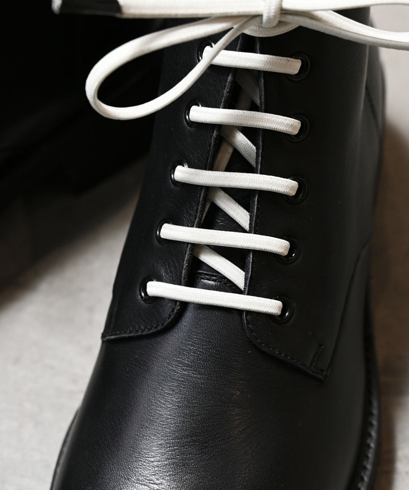 Skinny back zip lace-up boots / ER3201