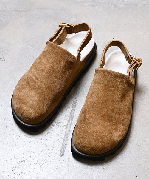 未使用品 EARLE COVERD Footbed Sandals スエードレザー サンダル 【サイズ：42】 サンドベージュ ER4303 アール メンズ 5L/A0776S/LAN22/ Coverd footbed sandals / ER4303 – EARLE (アール) 公式オンライン
