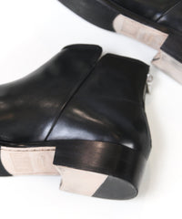 Back zip short boots / ER2202