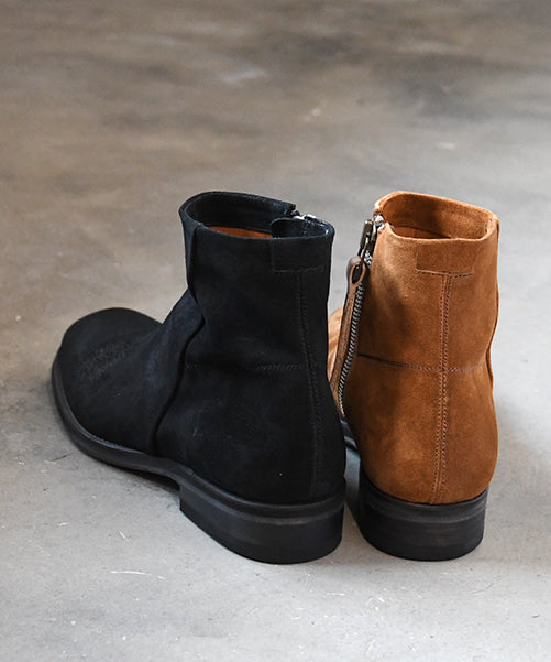 【Archive】Side zip boots / サイドジップブーツ / ER8203 - Black S / 40 (25-25.5cm)