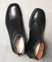 Back zip short boots / ER2202 / ヒールブーツ